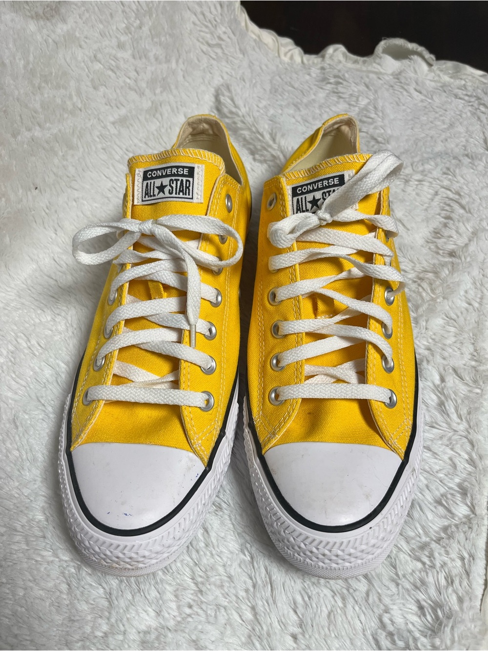 Converse Yellow Low Top Sneakers